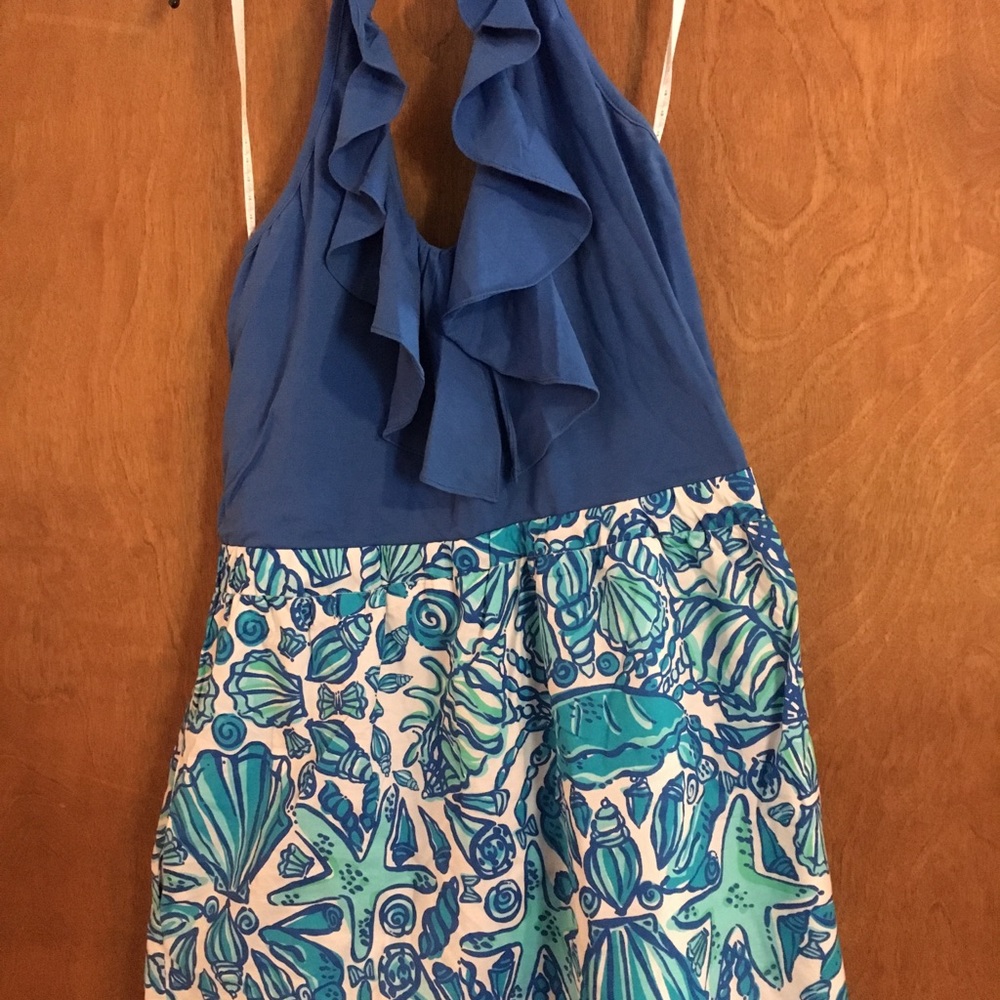 Lilly Pulitzer Blue Shell Dress